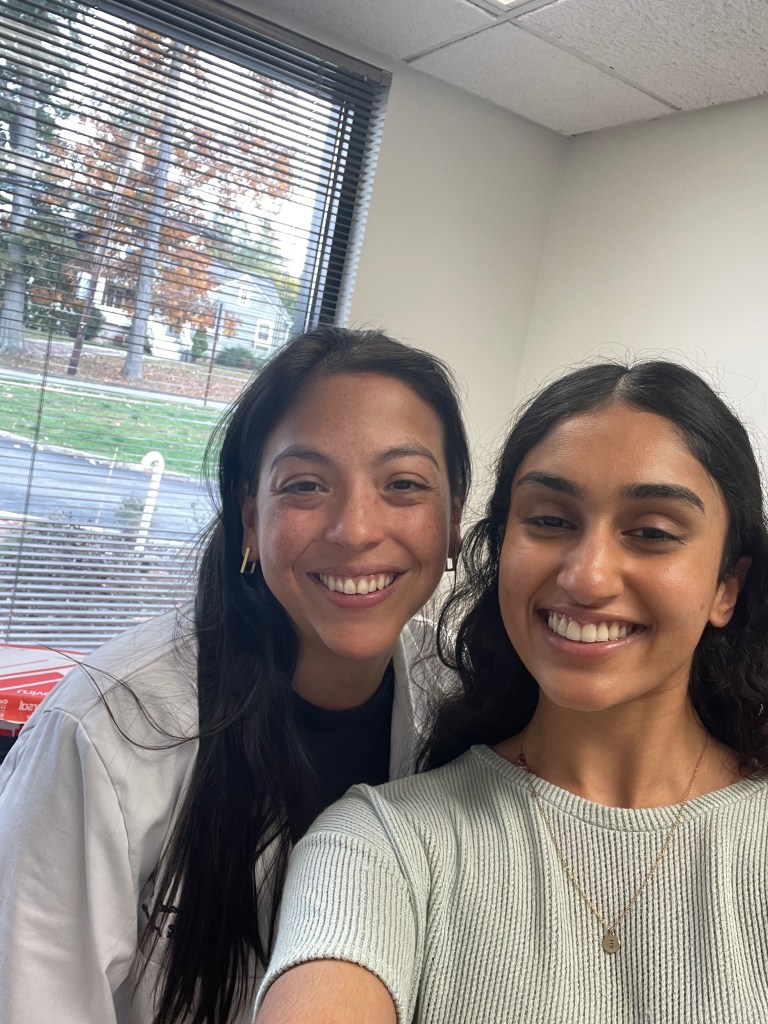 a quick end of shift selfie with Dr. Heidi Godoy!
